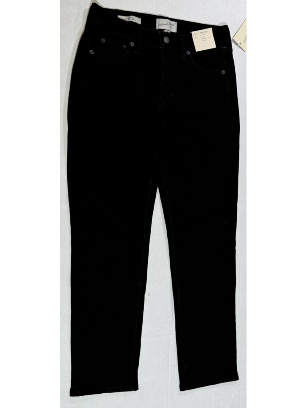 Universal Thread Black Ankle Jeans 80s Slim Mid Rise Womens Size 2 NEW!! NWT!!
